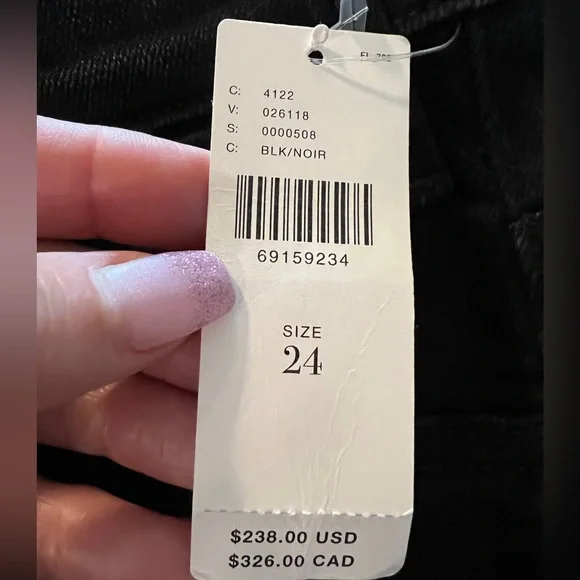 Mother The Hustler Ankle Fray Encounters Black Anthropology New $238- 24/25 - Picture 14 of 15